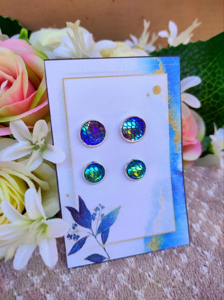 Sellő szerelem fülbevaló szett